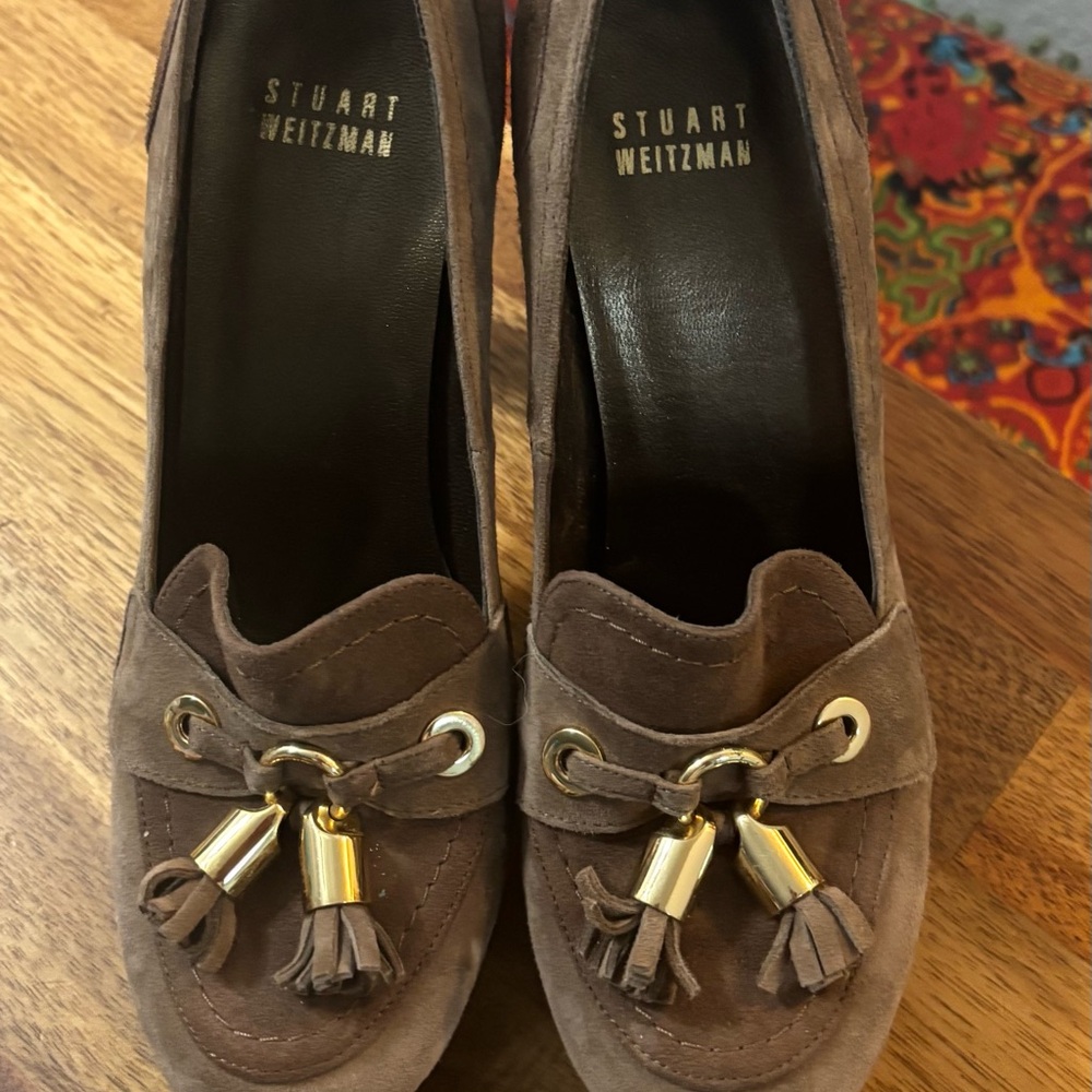 Stuart Weitzman Brown Suede heels